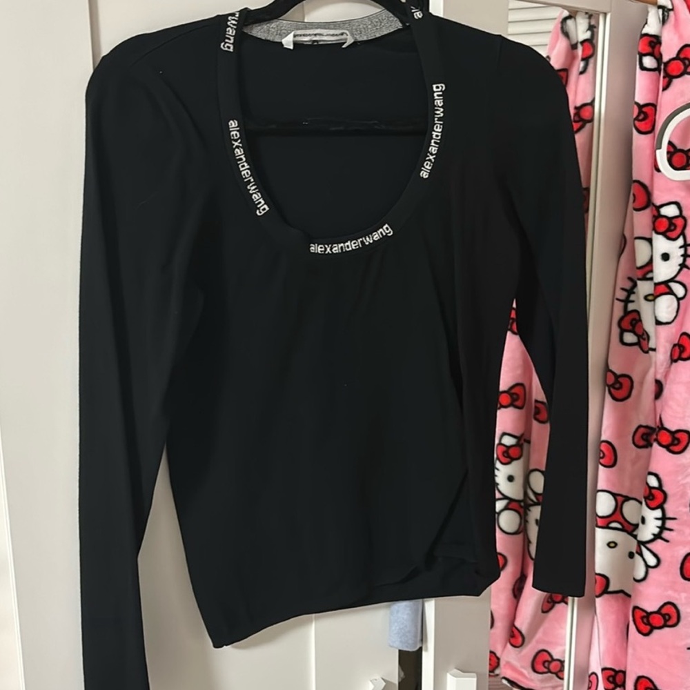 Alexander Wang Low Scoop Top